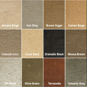  Colour chart