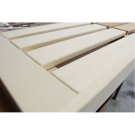 Wood Abachi seat for sauna