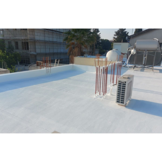 Before & After - Roof sealing system - Chrysopolitissa, Larnaca